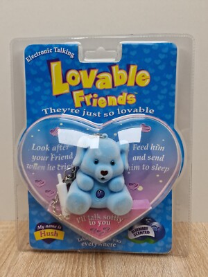 Lovable Friends   Figur / Hush - Hund / Blueberry / von Giochi Preziosi *Retro*