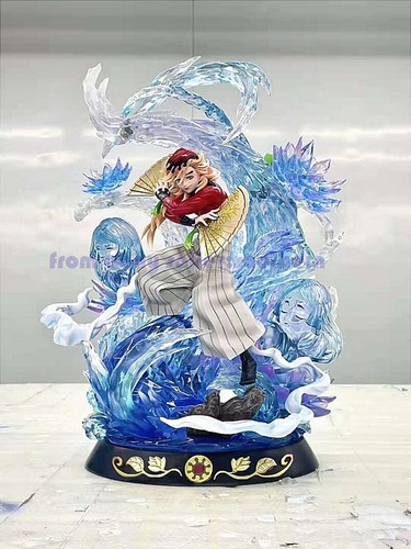 Rubik s Cube Studio Demon Slayer Douma Figure Statue Model Resin Toys 