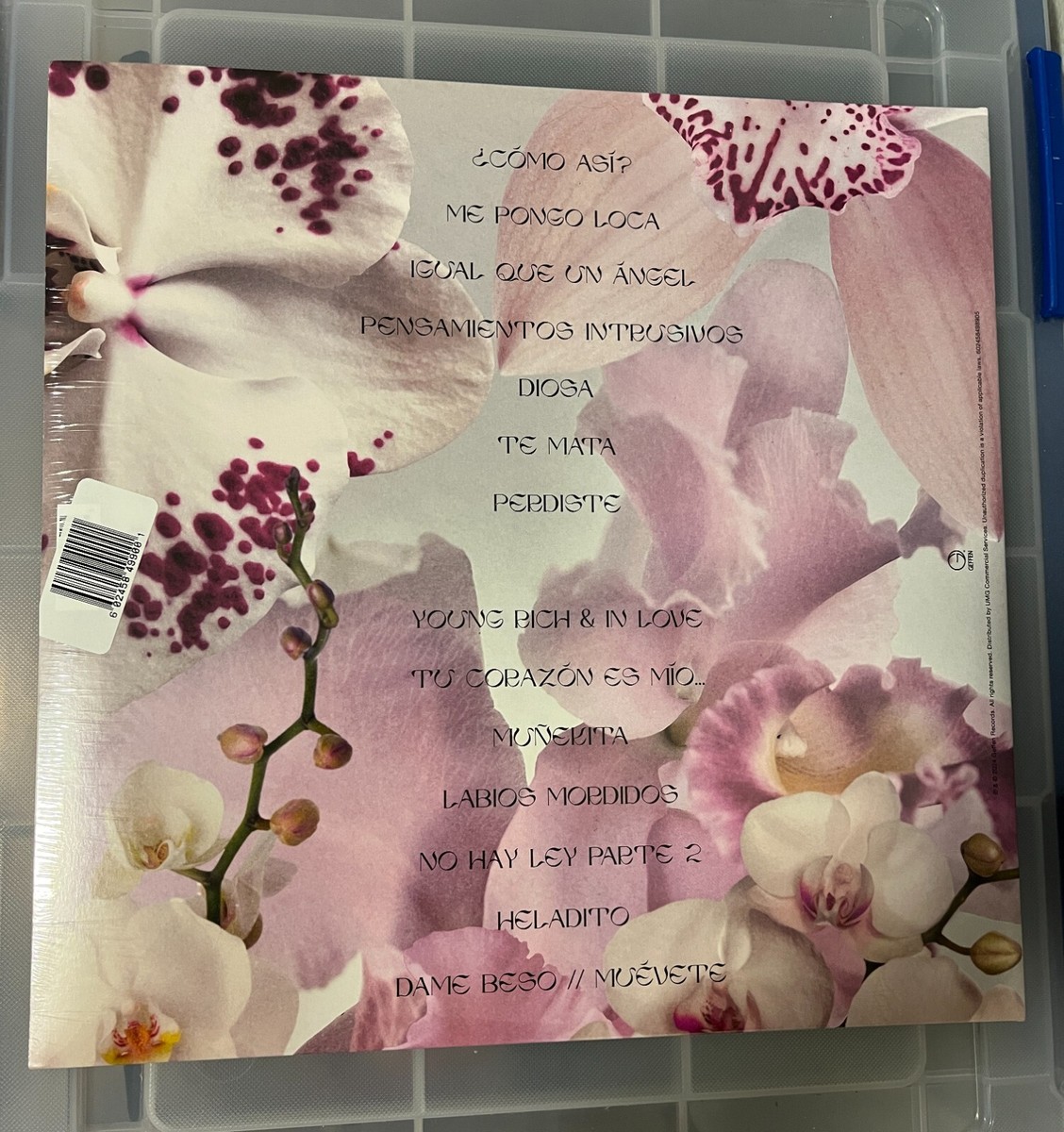 Kali Uchis Orquídeas Milky Clear Alternative Cover Vinyl w/ Signed