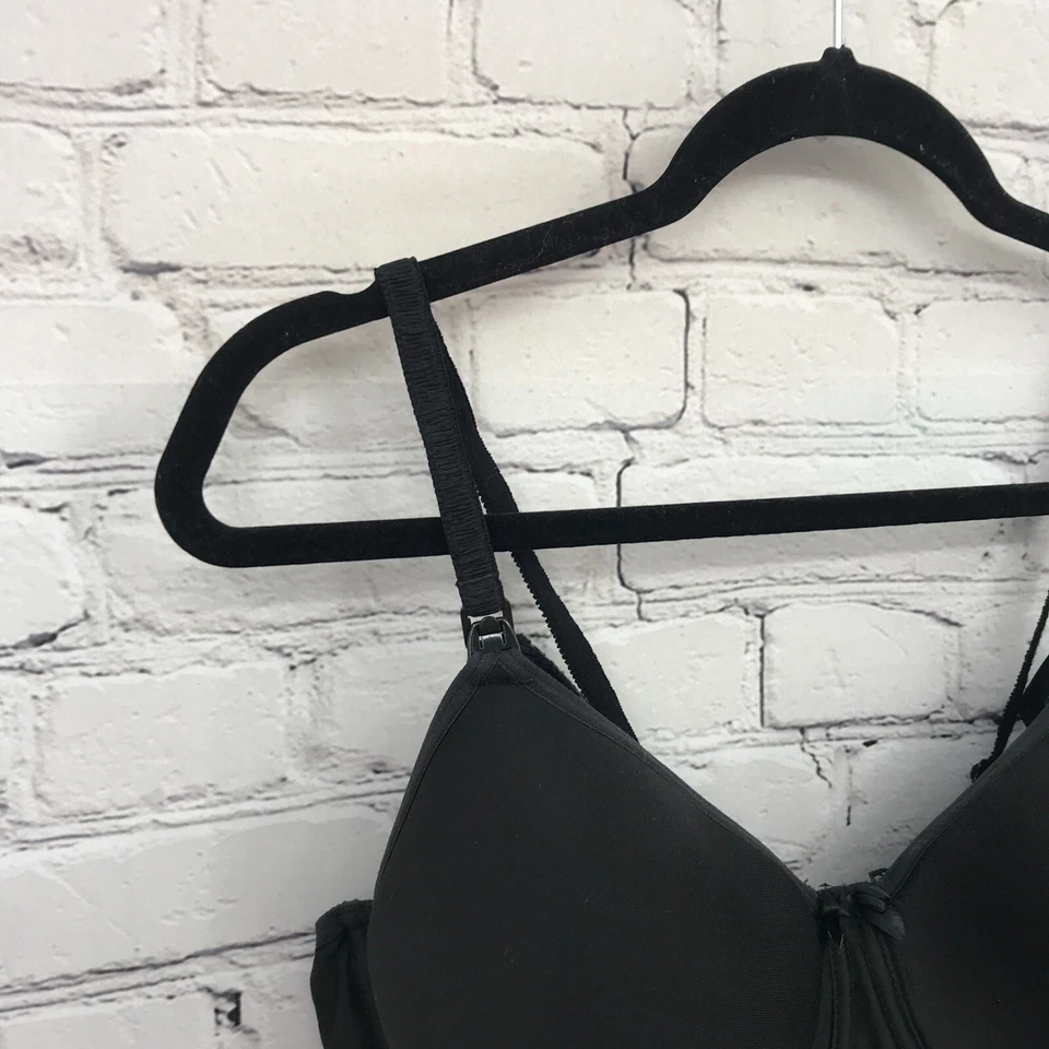 Sujetador Freya para mujer 38DD sujetador de enfermería con aros puros negro espacial AA1581BLK Foto 3 de 4