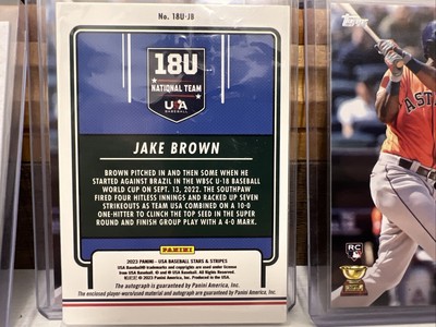 2023 Stars And Stripes Jake Brown 01/25 Relic Auto TOP 100  display picture 2