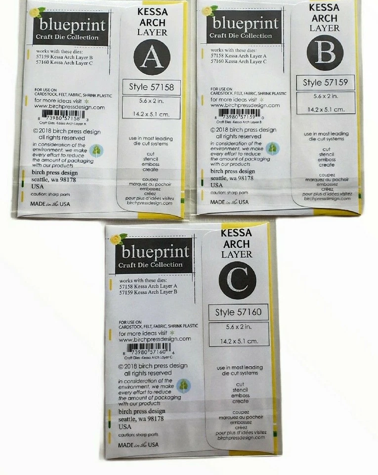 Birch Press Design Kessa Arch (Layer A + B + C) Complete Set New - Image 3 of 4