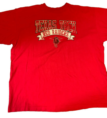 Texas Tech Red Raiders Vintage Shirt Masked Rider Foot Locker Size XL Y2K VTG
