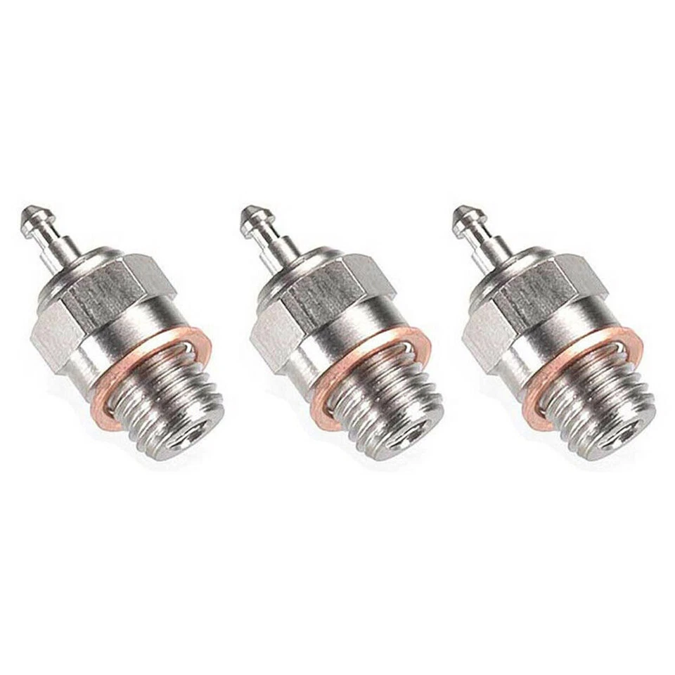 For Traxxas 3232X Super Duty Long Medium Glow Plug (3) 1/10 T-Maxx 2.5 / 3.3 - Image 2 of 2