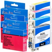 Icolor Tinten-Patronen-Pack FüR Epson-Drucker (Ersetzt C13T02W14010)