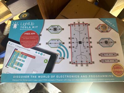 LightUp Tesla Kit - Edition - Electronics Code Building Learning Tool NIB