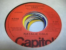 Soul 45 NATALIE COLE Sophisticated Lady on Capitol