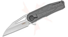 Columbia River CRKT 5040 Dew Hara Raikiri Flipper 3.759" Satin Plain Blade-NEW