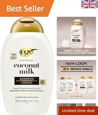 Coconut Milk Hydrating Shampoo 385ml - Silky Smooth & Sulfate-Free Luxury Care 15.56 per litre