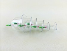 6 in 1 Vacuum Cupping Set Nipple Enlargement Pump Suction Enlarger / 3.0-6.6CM f