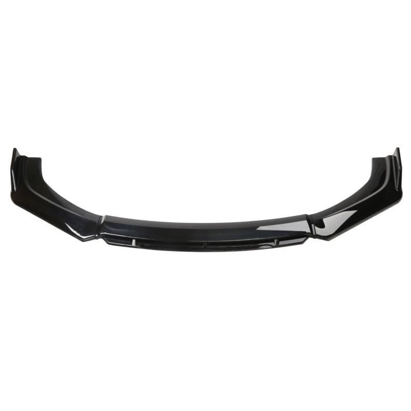 Para Kia Forte GT Line 2010-2021 Front Bumper Lip Spoiler Splitter Preto Brilhante - Imagem 3 de 4