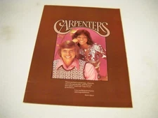The CARPENTERS Rare 1973 Large 28-page PROMO TRIBUTE BOOKLET excellent condition