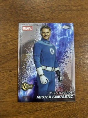  2025 Topps Chrome Marvel Studios Mister Fantastic Reed Richards /99 Snap #S-194