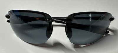 Maui Jim MJ Sport Rimless Black Sunglasses Gray Tinted  display picture 1