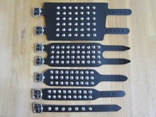 Leder Armband mit Nieten Spitznieten