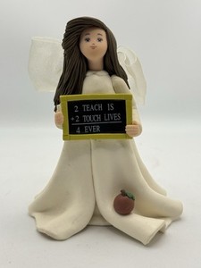 Kneeded Angels "Terrific Teacher"  # 6012  5"  Figurine