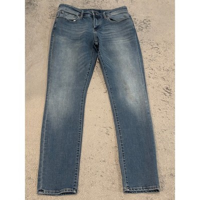 Aeropostale Flex Effects Super Skinny Jeans Mens 31x32 Medium Wash Blue Denim