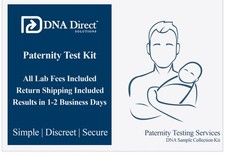 DNA Direct Duo Paternity Test - Includes Kit, Lab Fees 1-2 Day Results