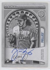 2021 Topps Gypsy Queen Black & White 10/50 JoJo Romero #GQA-JR Auto 6f8