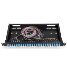 48 core LC with adapter pigtail 24 Ports Patch Panel Fiber Optic Terminal Box