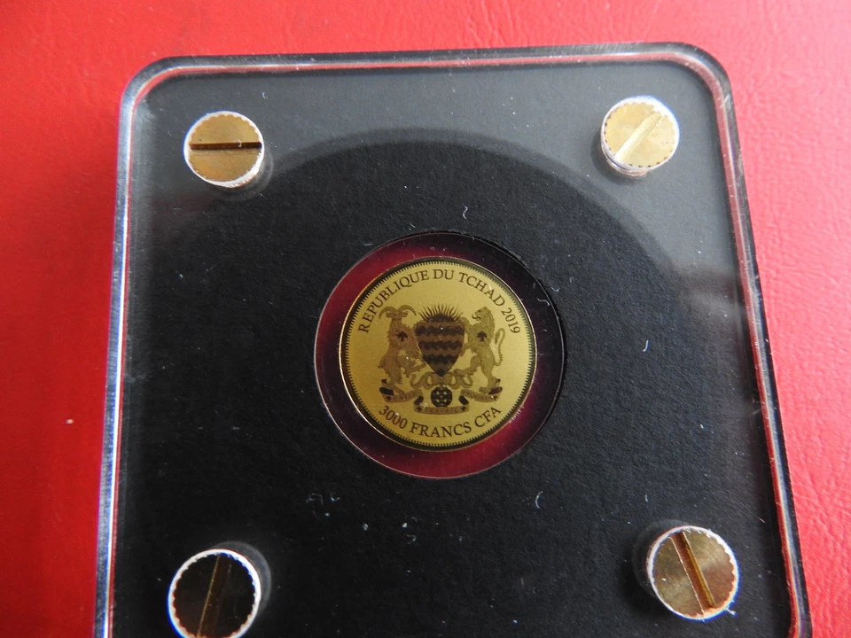 *Tschad 3000 Francs 2019 Gold  1/500 Oz* Springbock (Ki.Gol)(1) - Bild 2 von 2
