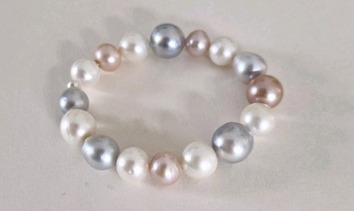 Baroque Tahitian Ming Beaded Bracelet - Picture 1 of 4