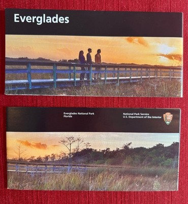 Everglades National Park GPO 2025 NPS unigrid brochure map Florida