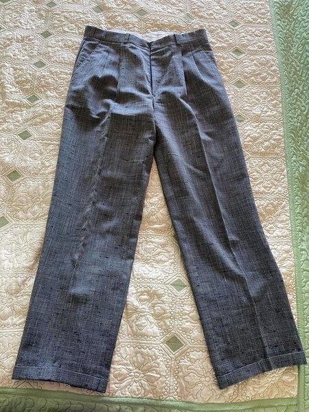 Women American Vintage Trousers Grey 38 / M / 46