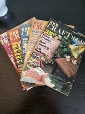 Lot Of 5 1001 Crafting Ideas 1981-1982 Vintage  Ephemera
