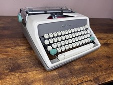 Nice! Serviced 1962 Olympia SM7 Vintage Typewriter Congress Elite No.84 Font thumbnail