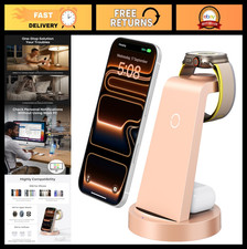 3-in-1 Wireless Charging Station for iPhone, Apple Watch AirPods - Dock Stand