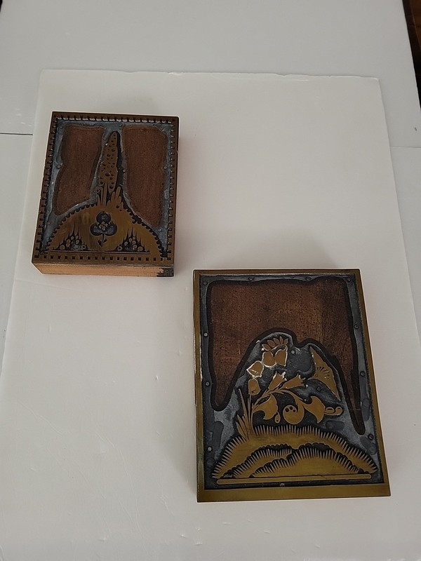 Assortment of Wood Print Blocks