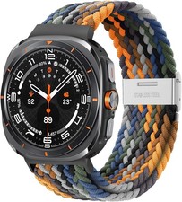 Braided Stretchy Strap Compatible with Samsung Galaxy Watch Ultra 47mm