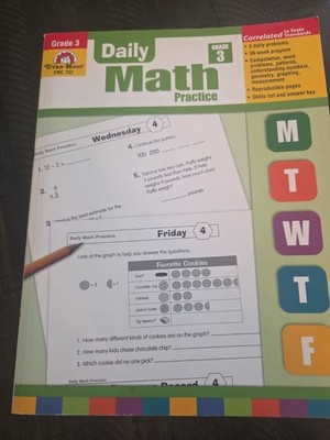 Daily Math Practice: Grade 3 by Evan-Moor Educational Publishers Staff