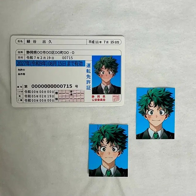 My Hero Academia Card and ID Photos - Pre-Owned
