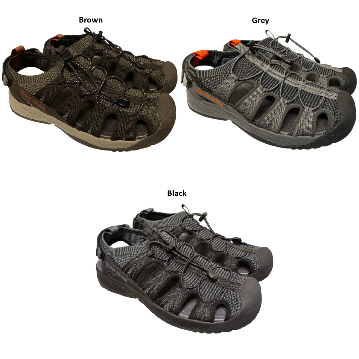 Eddie Bauer Men\'s Water Sandal tan brown black waterproof outdoor sandals hiking 4e3d7307-76e0-4aca-8c24-  main image 2
