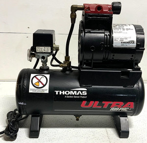 Thomas T-617HDN D Ultra Air Pac Commercial Air Compressor 115V 60Hz 3.9A 100PSI
