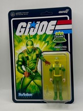 Super7 Hasbro G.I. Joe ReAction Glow Patrol Snake Eyes Commando 3.75-Inch