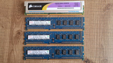 4Go quatres BARRETTES Mémoire DDR-3  hynix 1Go  PC3-10600 MHz
