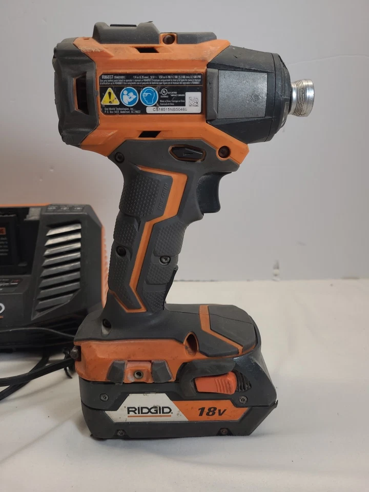 Ridgid brushless power impact drill Gen5X 18v, battery an charger - Image 4 of 4