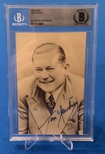 Tom Yawkey Postcard Autograph 