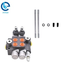 3600 PSI Hydraulic Control Valve Double Acting 13 GPM SAE Ports 2 Spool