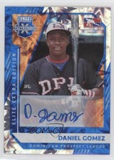 2021 Panini Elite Extra Edition Blue Signatures 12/20 Daniel Gomez #192 Auto c2a