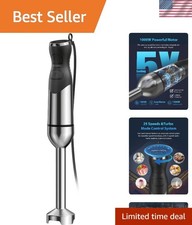 Professional 1000W Hand Blender - 25 Speeds, ...