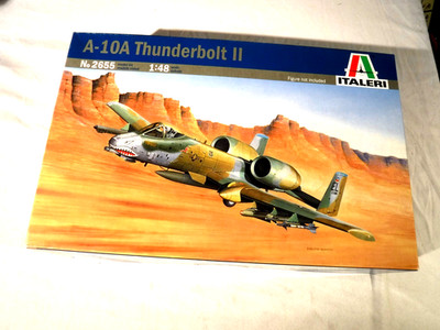 1/48 Italeri USAF A 10A Thunderbolt II Tank Destroyer Warthog Tank Killer # 2655