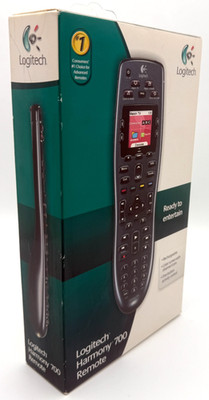 Logitech HARMONY 700 Universal  Remote TV Control  BLACK w/ Color Screen  SEALED