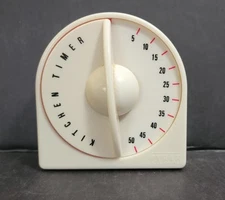 Vintage Pyrex Accessories 60 Minute Show N' Tell Kitchen Timer 