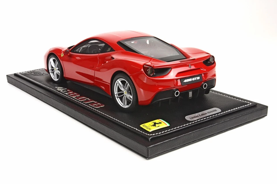 P18106 - 1/18 - BBR Ferrari 488 GTB 85° Geneve Rosso Corsa - Limited 488 pcs - Immagine 2 di 4