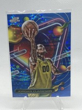 Jordan Clarkson 2023-24 Topps Cosmic Chrome Blue Moon Refractor #/99 Jazz