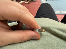 malo 10k white gold mens wedding band